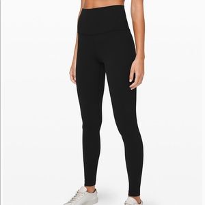 Black lululemon align 28” size 8